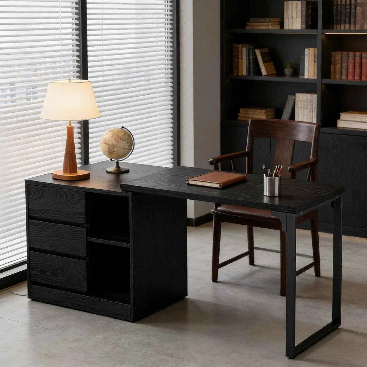 Reversible Corner Office Desk - L-Shaped Computer & Executive Desk