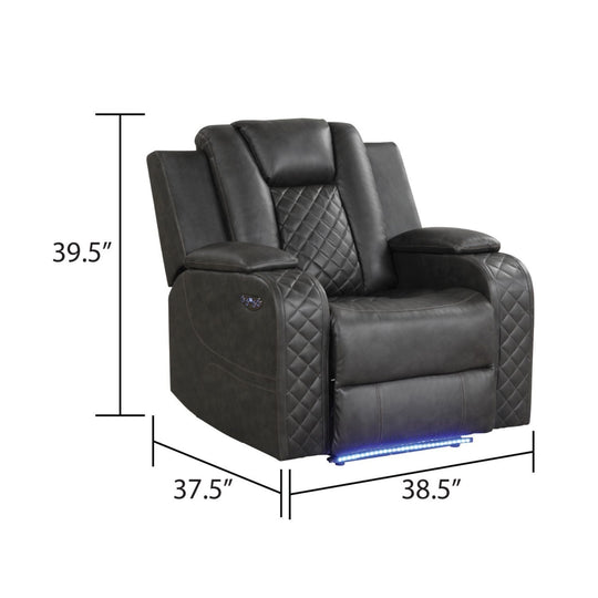 Benz - LED &amp; Power Recliner Chair