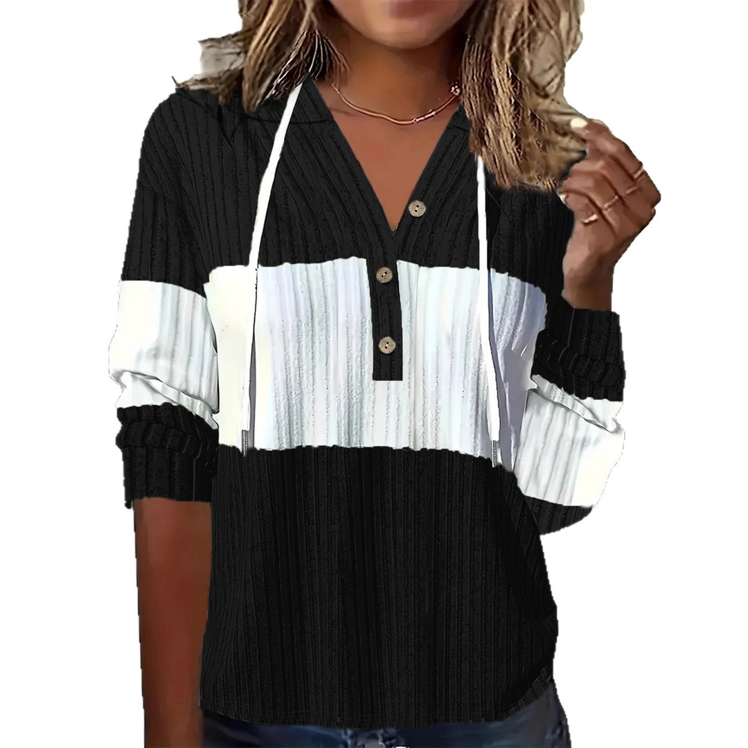 Patchwork Versatile Dress And Hooded Long-sleeve Top