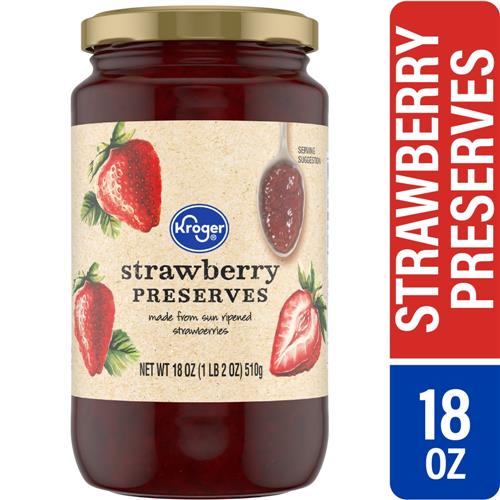 Kroger Strawberry Preserves 18 oz