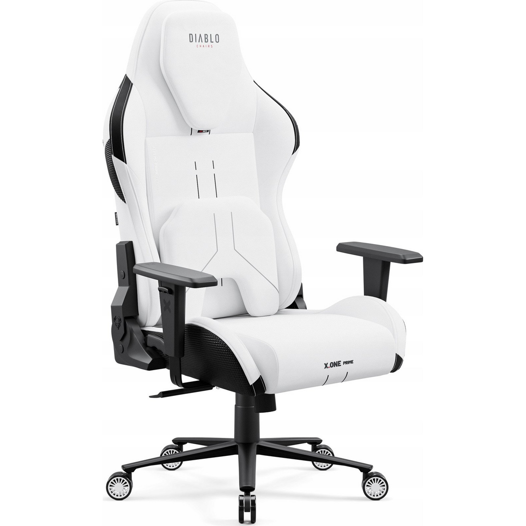 Diablo Chairs X.One Prime Gaming Chair Нормален размер Бял (5904405578650)