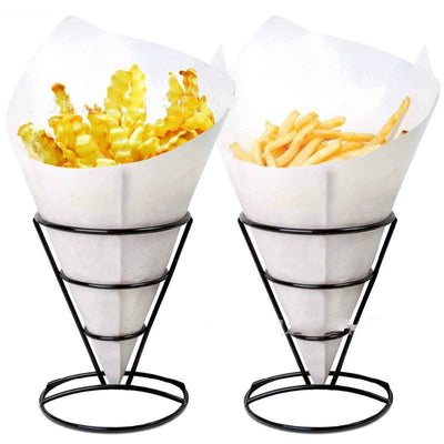 Conical snack fries cup
