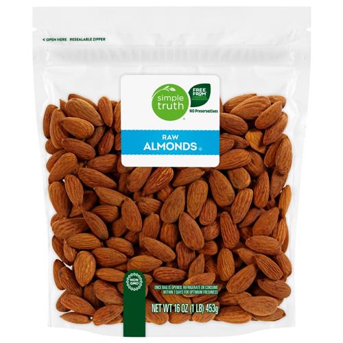 Simple Truth Raw Almond Nuts 16 oz