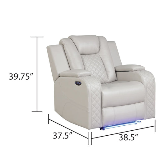Benz - LED &amp; Power Recliner Chair