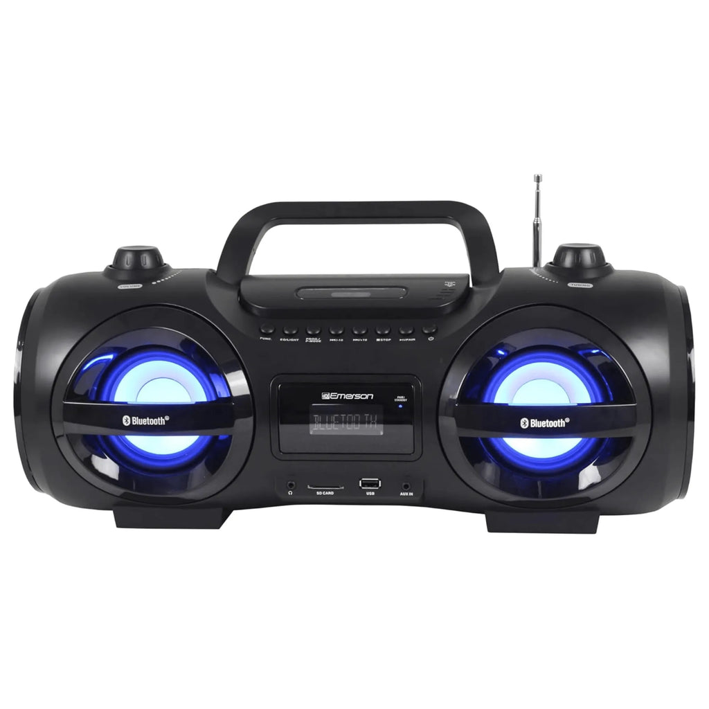 Emerson Retro Portable CD Boombox - Refurbished Quality Sound