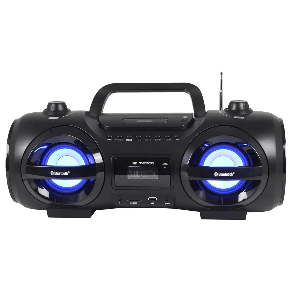 Emerson Retro Portable CD Boombox - Refurbished Quality Sound