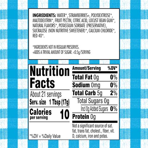 Smuckers Sugar Free Strawberry Preserves, 12.75 Ounces