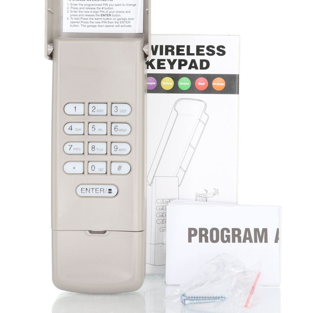 Anderic Substitute for LiftMaster 376LM / 376LMC Wireless Keyless Entry 315MHz Garage Door Opener Remote Control [877MAX]