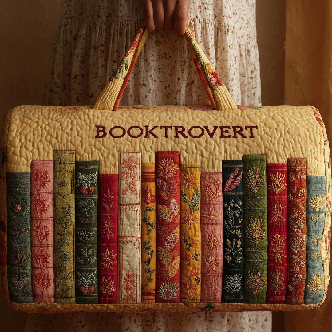 Bookwind Series Short-Distance Handheld Quilted Embroidery Travel Bag Multi-Functional