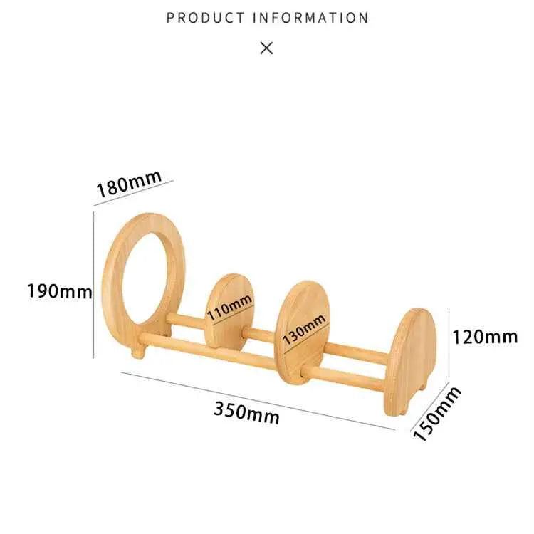 Wooden Desktop Bookshelf - Adjustable & Stylish for Your Space
