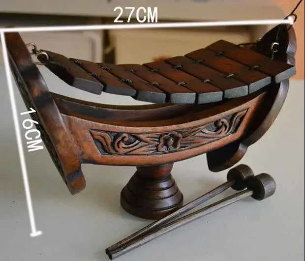 Xylophone Hand Musical Instrument - Classic Wood Design