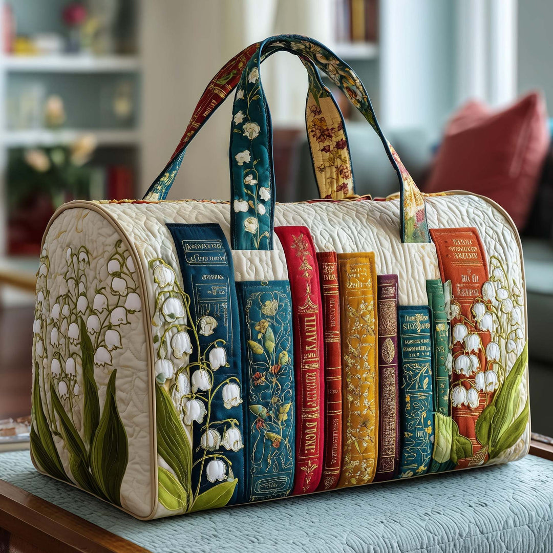 Bookwind Series Short-Distance Handheld Quilted Embroidery Travel Bag Multi-Functional
