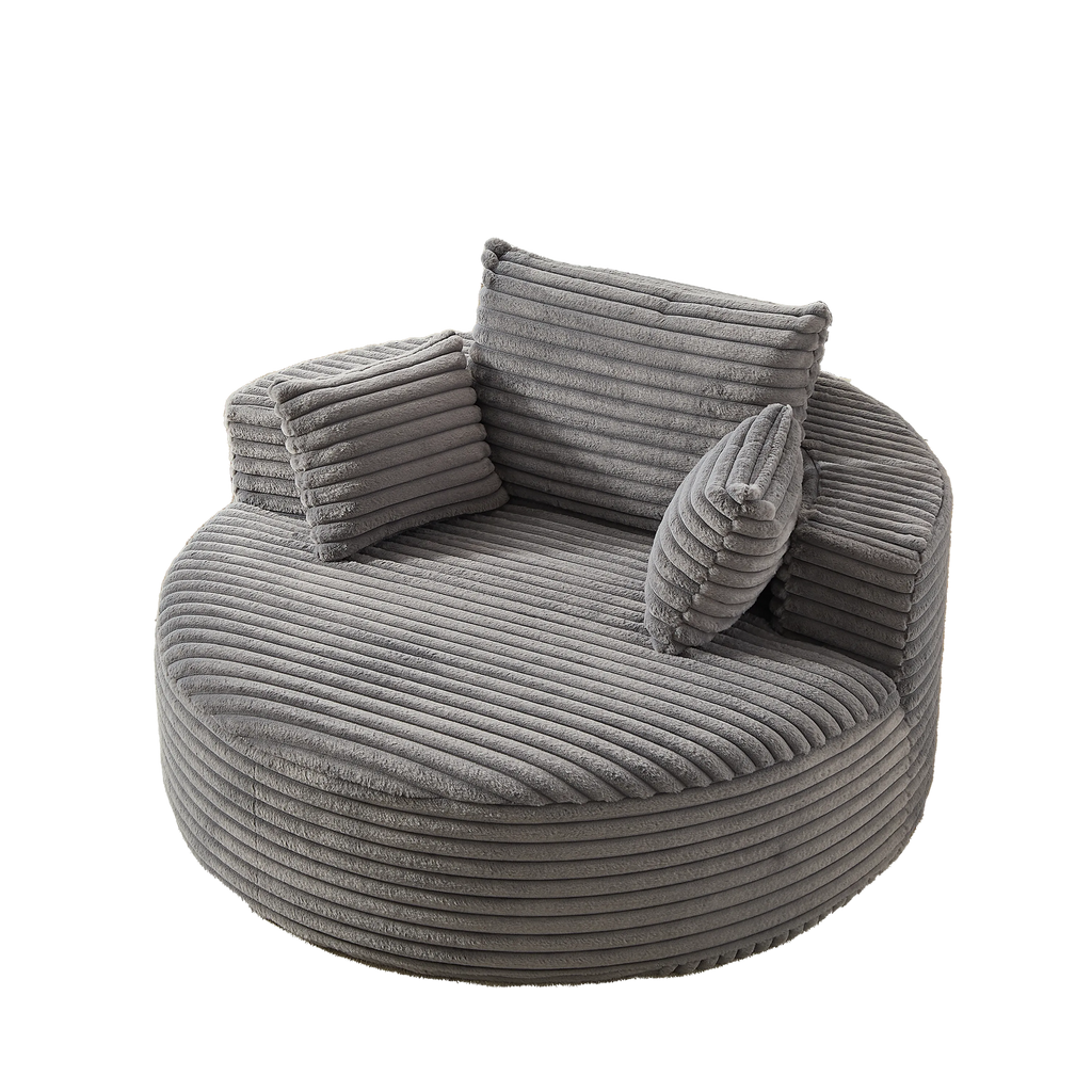 Sponge Soft 55'L Corduroy Chair for Ultimate Comfort