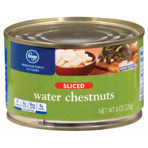 Kroger Sliced Water Chestnuts 8 oz