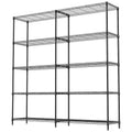 5 Tiers Metal Storage Shelves - Load 1500LBS