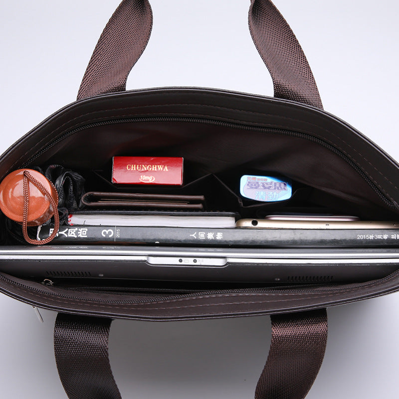 Mens Business Hand Bag Travel Shoulder Crossbody Briefcase