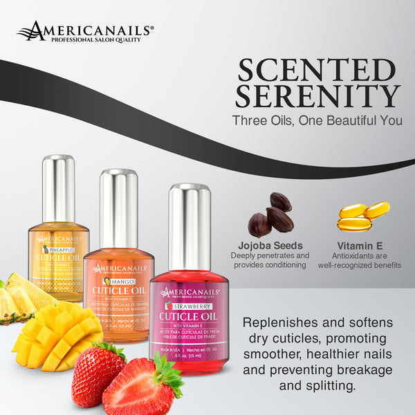 *Cuticle Oil Trio 0.5 - Mango | Strawberry | Pineapple