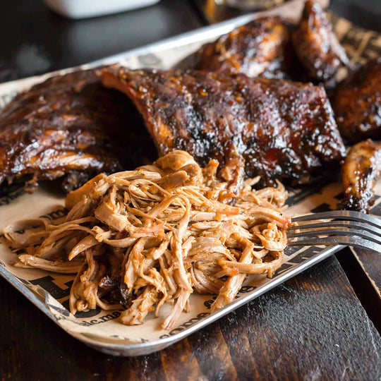 BBQ Greatest Hits:  Best Selling Ribs &amp; Pulled Pork (Feeds 8-10)