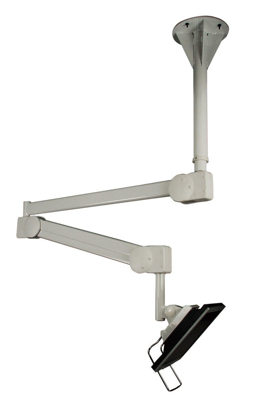 DC982CA Extra Long Ceiling Monitor Arm Adjustable 74 inch extension