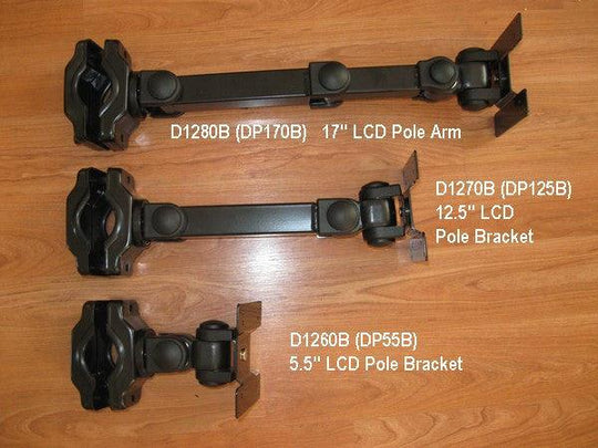 DP55 5.5 inch Universal Monitor Pole Mount Bracket  VESA Clamp on