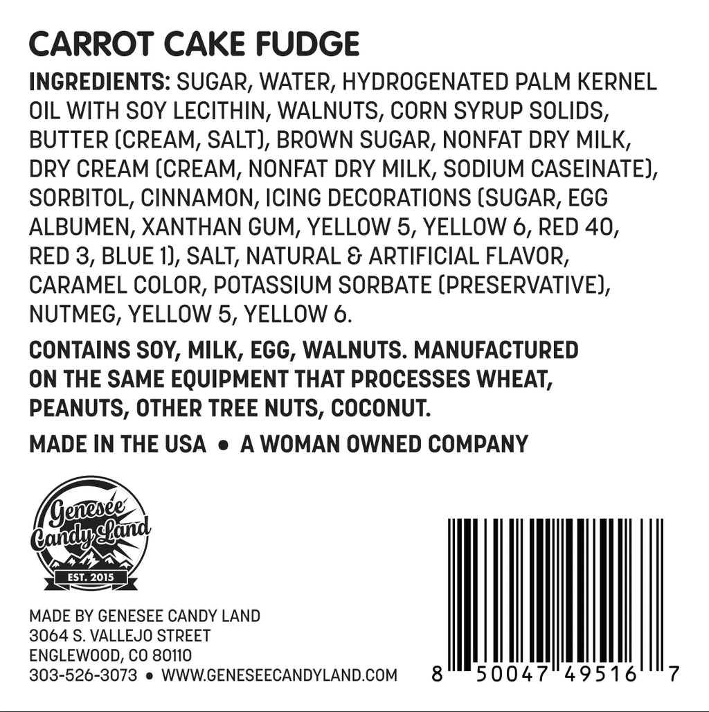 Fudge: Irresistible Carrot Cake Fudge for Every Sweet Tooth