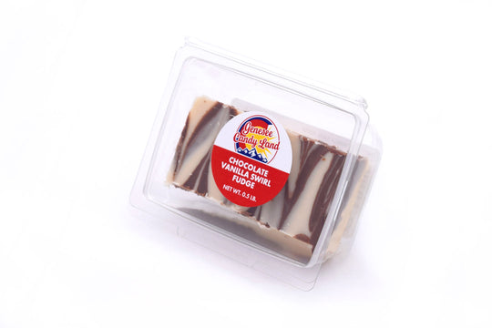 Vanilla Chocolate Swirl Fudge