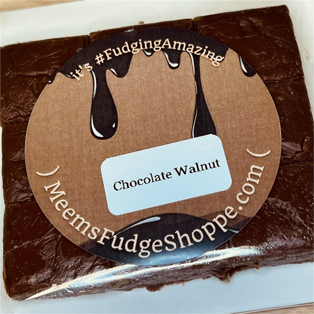 Handmade Chocolate Walnut Fudge | Meem&