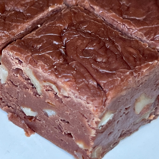 Handmade Chocolate Walnut Fudge | Meem&