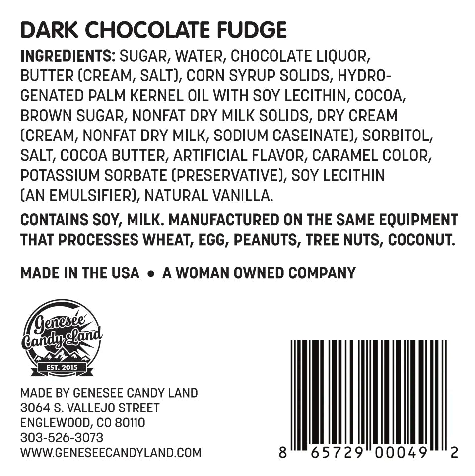 Dark Chocolate Fudge - Pure Indulgence in Every Bite