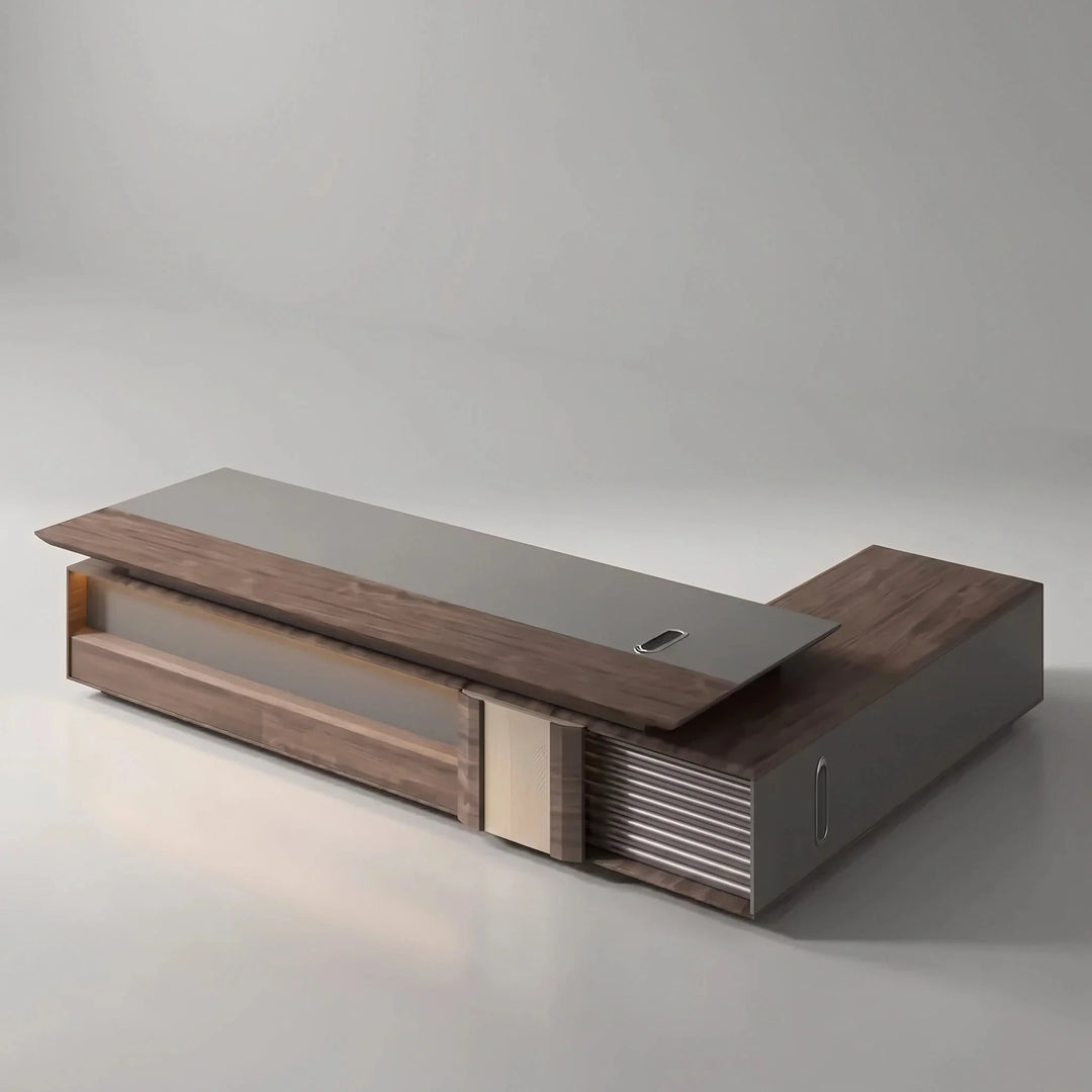 Frisco · Modern L-Shaped Executive Desk
