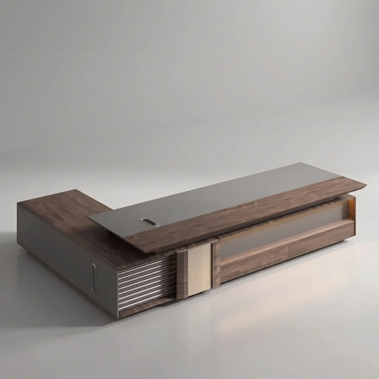 Frisco · Modern L-Shaped Executive Desk