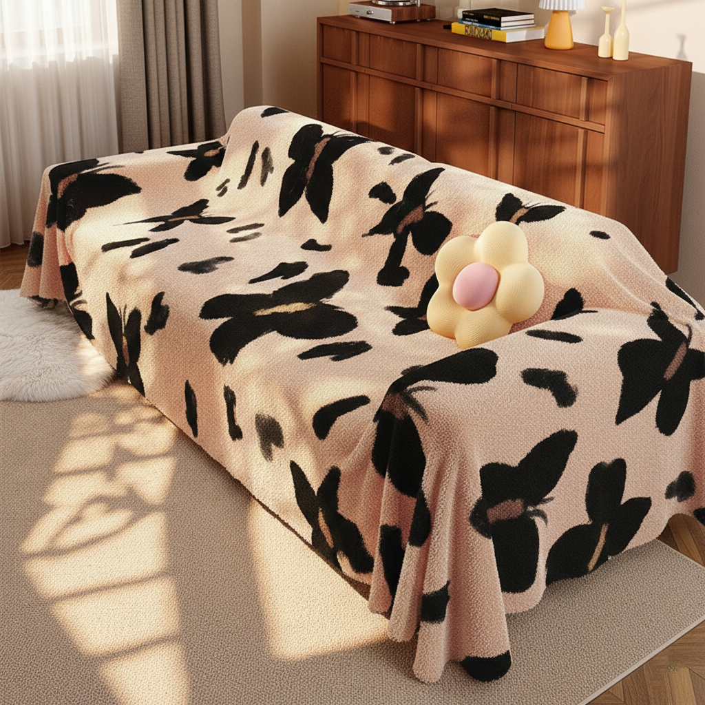 Couch Cover for Sleeper Sofa – Non Slip Slipcovers for Daybed &amp; Two Seater Sofas