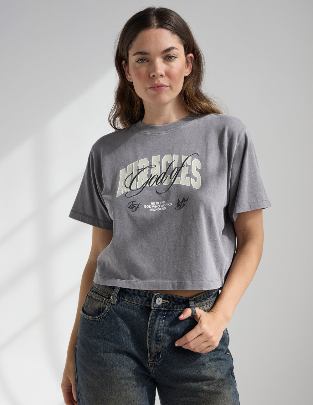 God of Miracles Cropped Women&