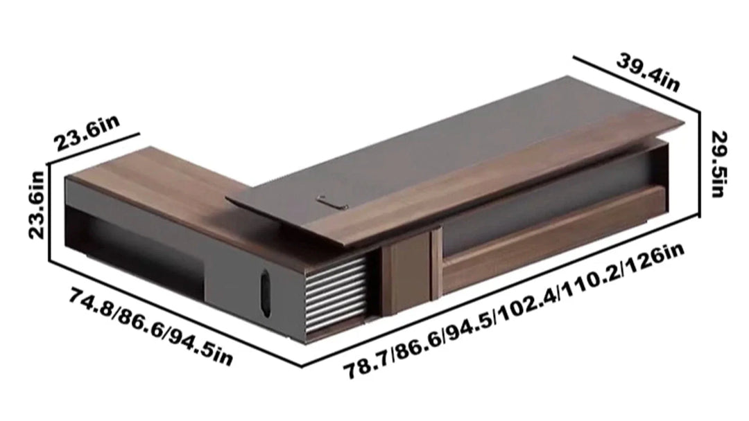 Frisco · Modern L-Shaped Executive Desk