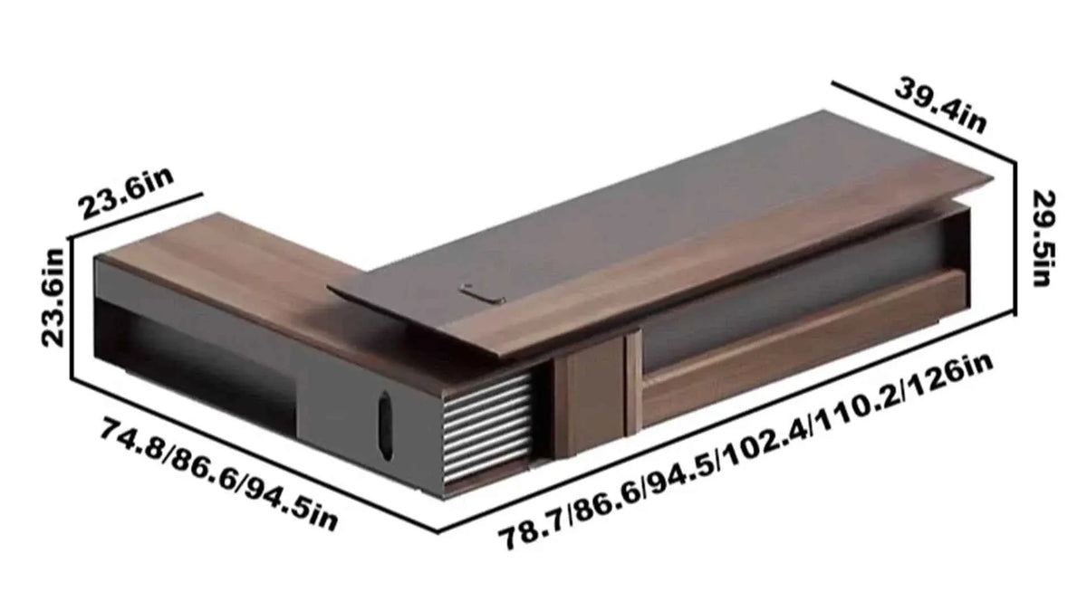 Frisco · Modern L-Shaped Executive Desk