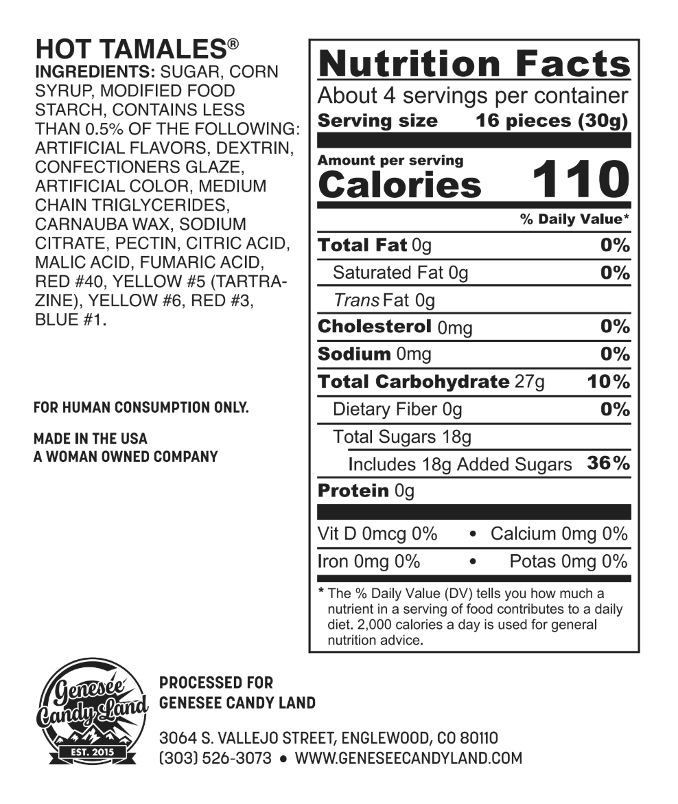 Wolf Rations (Hot Tamales®)
