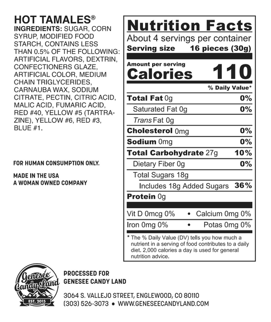 Wolf Rations (Hot Tamales®)
