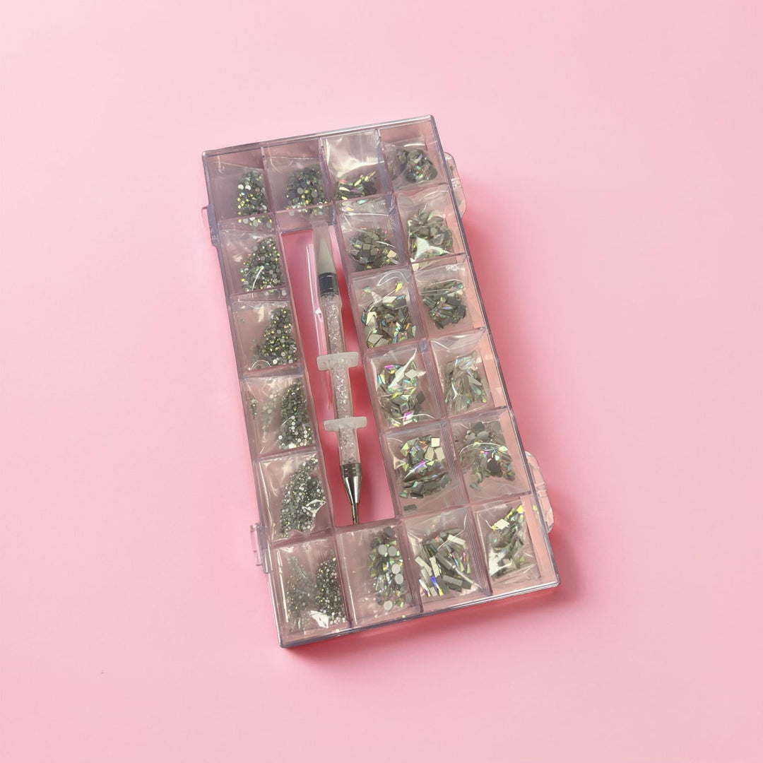 Nail Rhinestone Kit with Wax Pen 