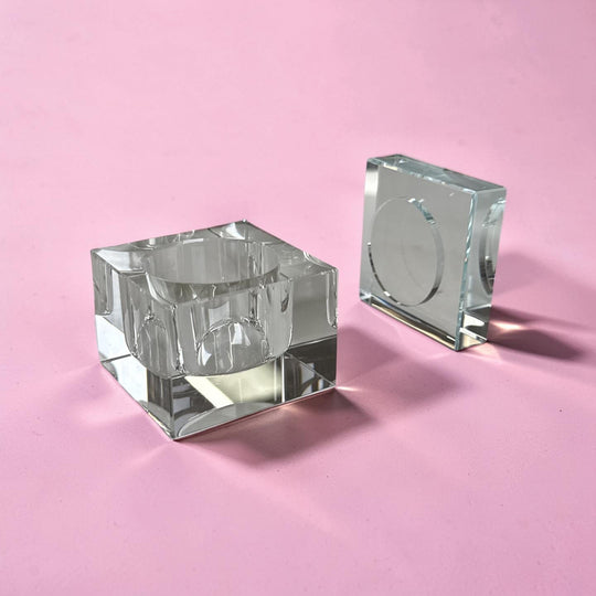 Crystal Jar Cup Style - Clear
