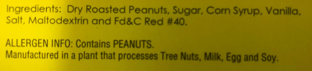 Burnt Peanuts - Bag - 4oz