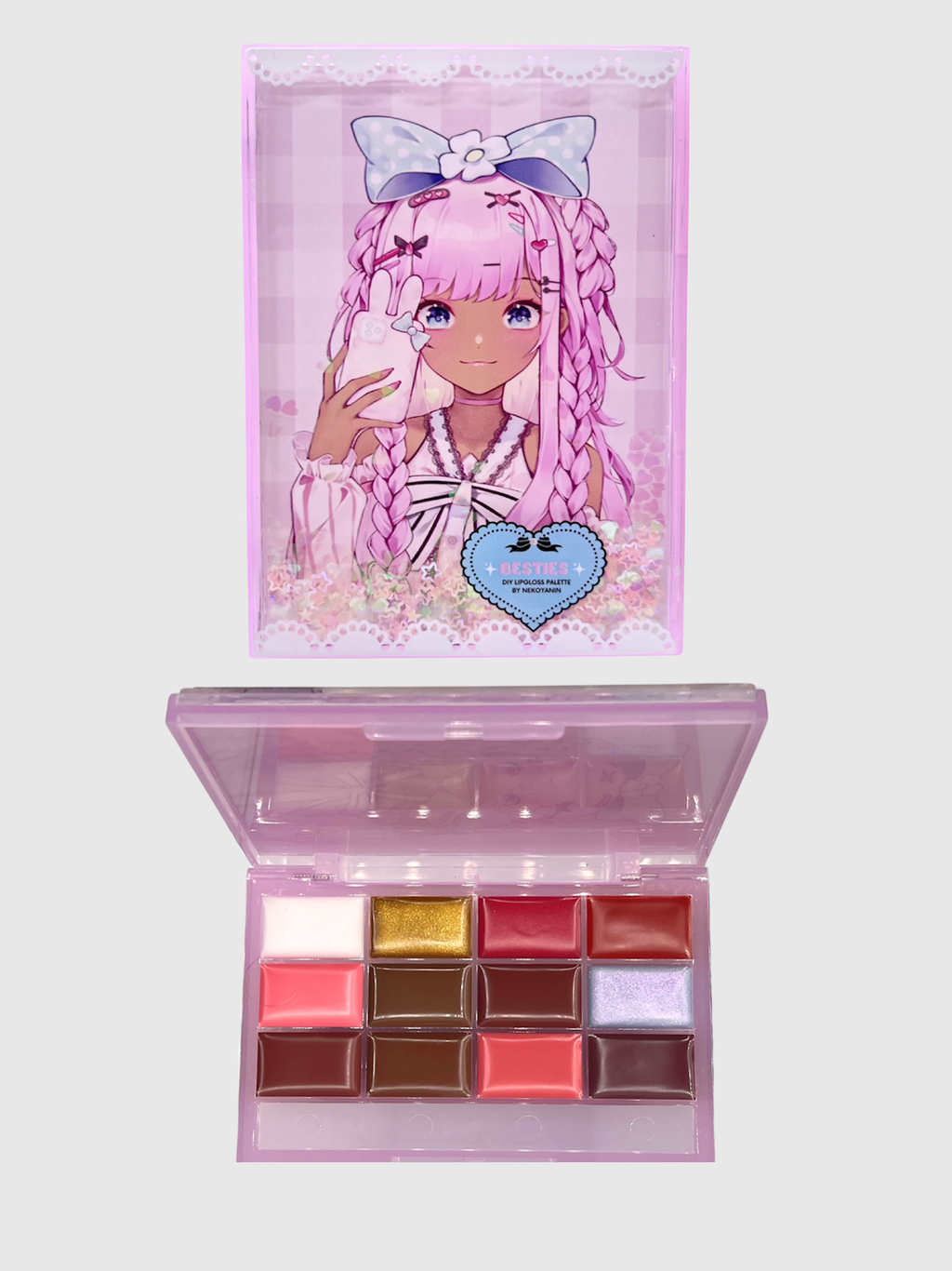 Palette of Bestie Lipgloss for Perfectly Pouty Lips