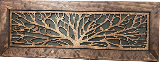 Large Birds in a Tree Gun Concealment Furniture, Concealed Shelf, Hidden Storage for Rifles, Shotguns, &amp; Handguns