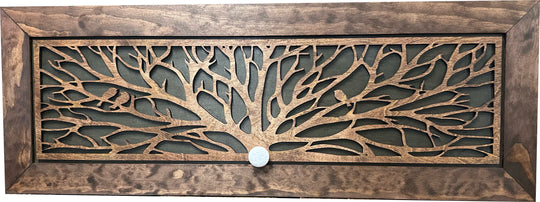 Large Birds in a Tree Gun Concealment Furniture, Concealed Shelf, Hidden Storage for Rifles, Shotguns, &amp; Handguns