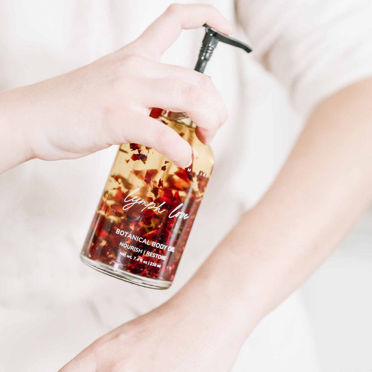 Lymph Love Body Oil for Massage - Organic Botanical Blend