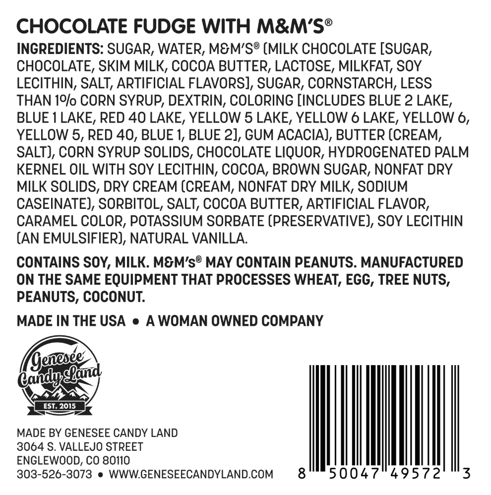 Chocolate with M&amp;M&