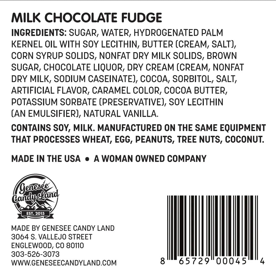 Milk Chocolate Fudge - Pure Indulgence in Every Bite