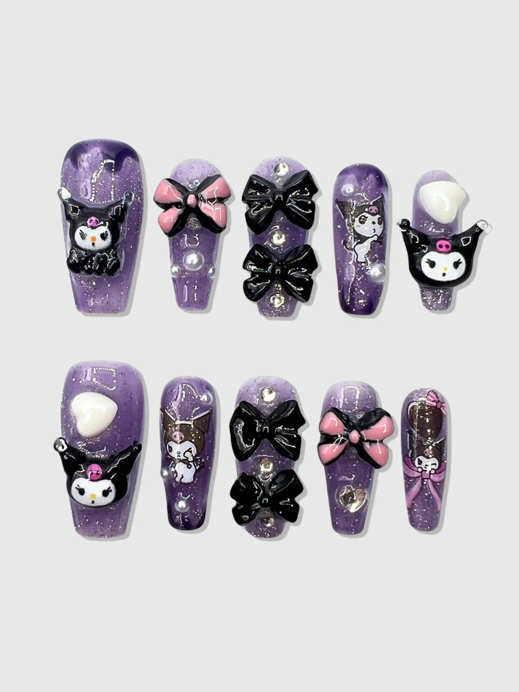 Mischievous Press-On Nails - Eco-Friendly & Reusable