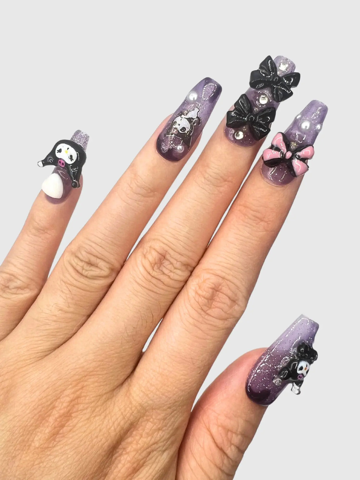 Mischievous Press-On Nails - Eco-Friendly & Reusable