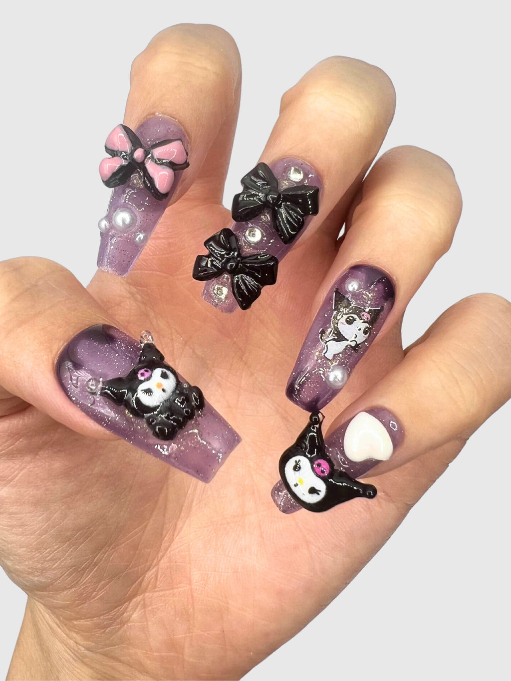 Mischievous Press-On Nails - Eco-Friendly & Reusable