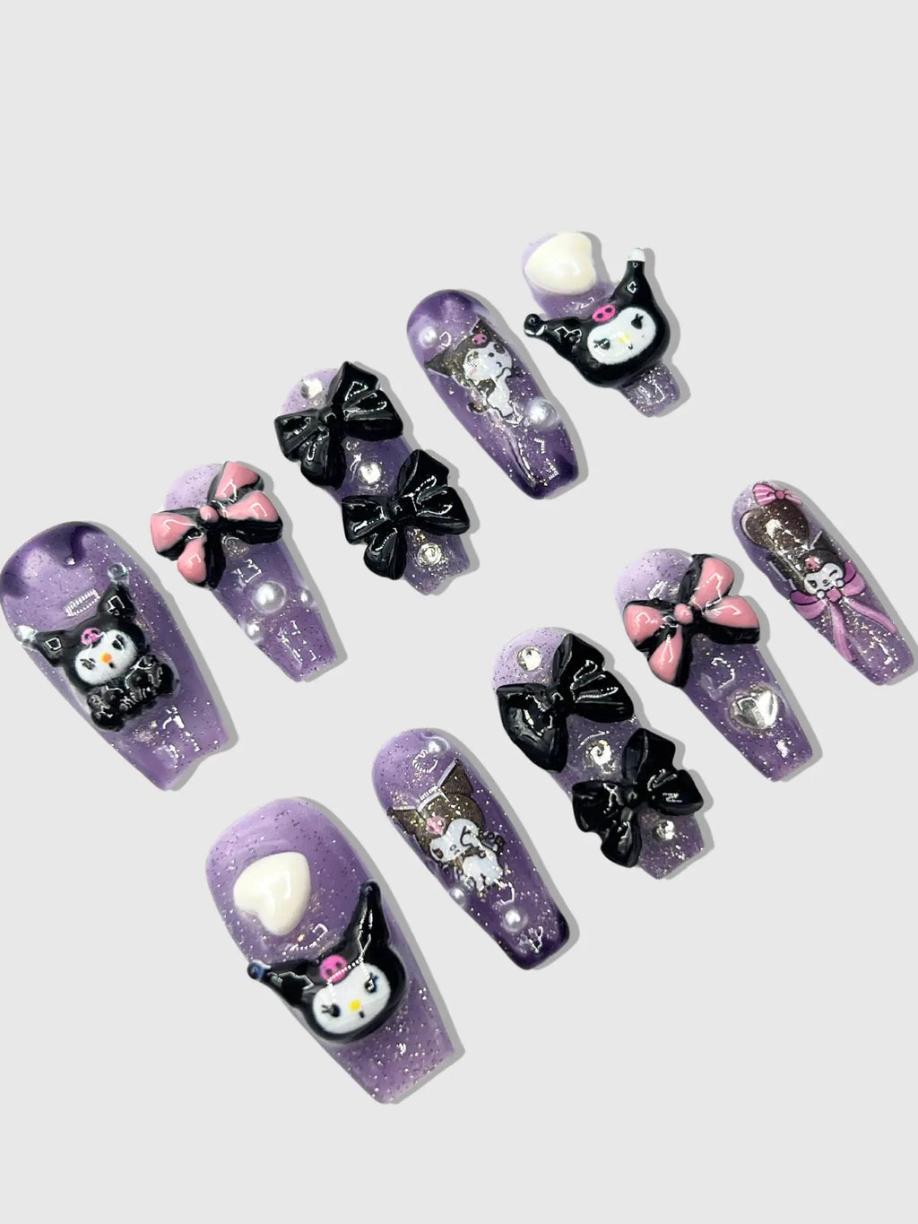Mischievous Press-On Nails - Eco-Friendly & Reusable